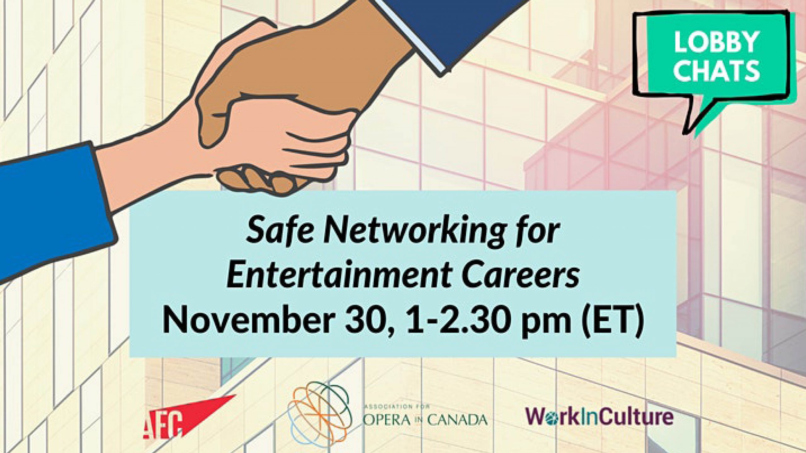 Lobby Chats: Safe Networking for Entertainment Careers